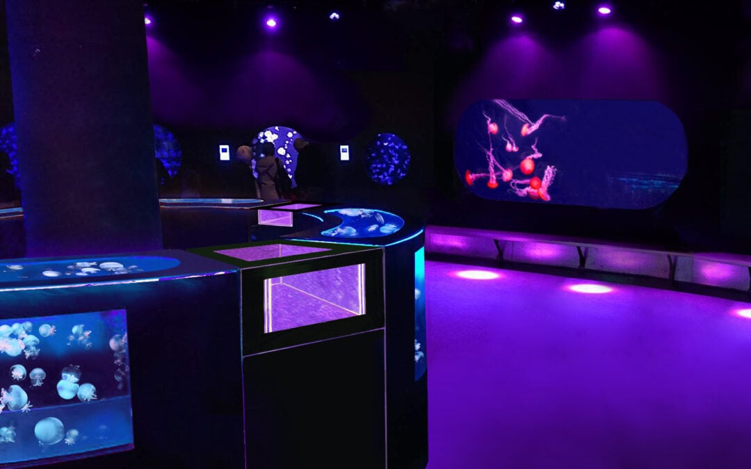 The World’s First Jellyfish Bar Counter Aquarium – Paris Aquarium Cineaqua
