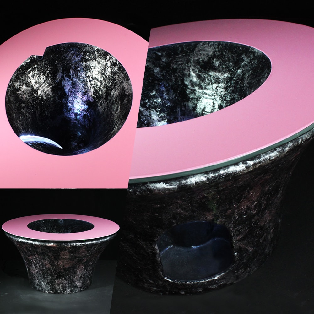 バーズアイ水槽 富士テーブル FUJI50 ピンク