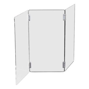 Hazaikobo Desktop Folding Screen 33x60cm 3 panels Transparent