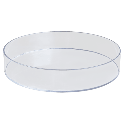 円柱水槽 Φ50xH10cm 透明