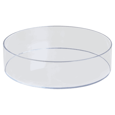 円柱水槽 Φ50xH14cm 透明