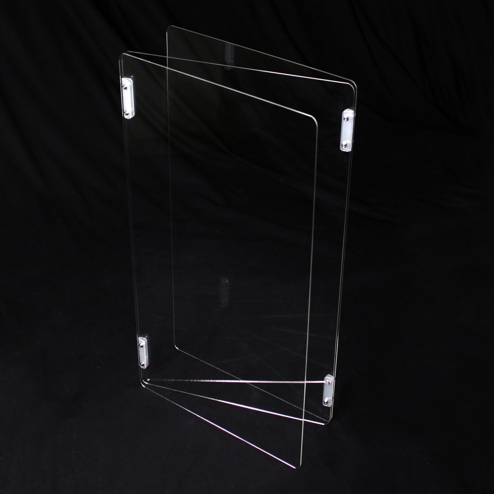 端材工房 卓上屏風 33x60cm 3連 透明 端材工房 卓上屏風 33x60cm 3連 透明