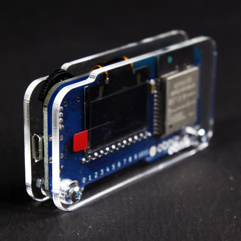 hz-on-bcs_3 obniz Board 専用 保護ケース ダイヤルスイッチ操作可能