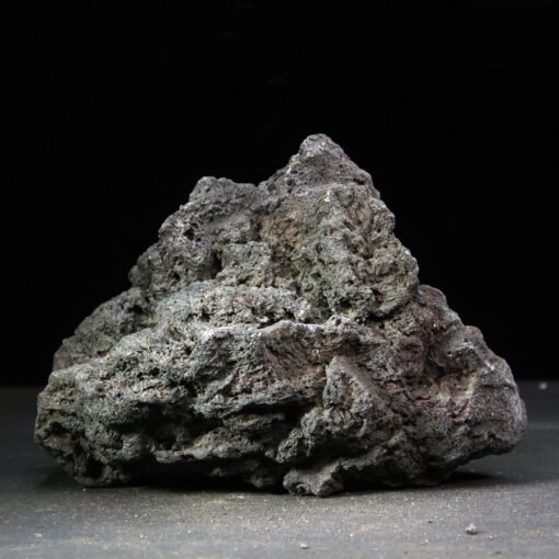 高濾過溶岩 国産大型溶岩石 L 限定版 W23cm x D18cm x H14cm 1.7kg 黒