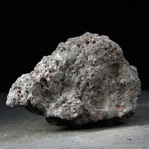 高濾過溶岩 大型溶岩石 L W23cm x D15cm x H7cm 0.6kg 黒系