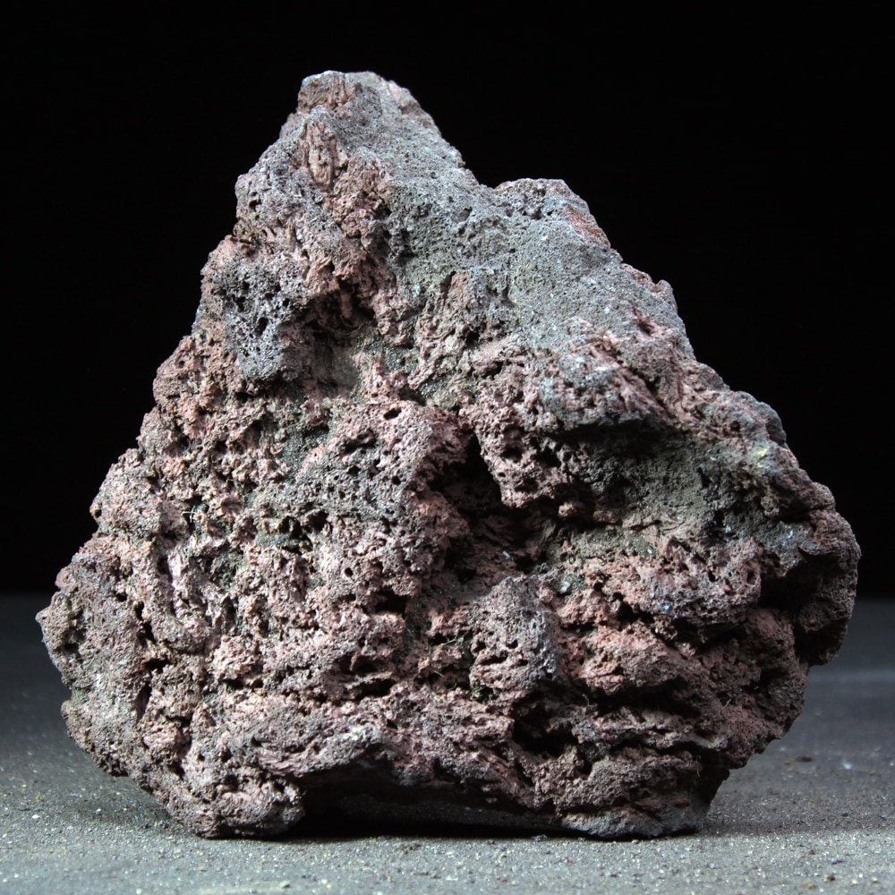 高濾過溶岩 大型溶岩石 L W20cm x D17cm x H9cm 1kg 赤系