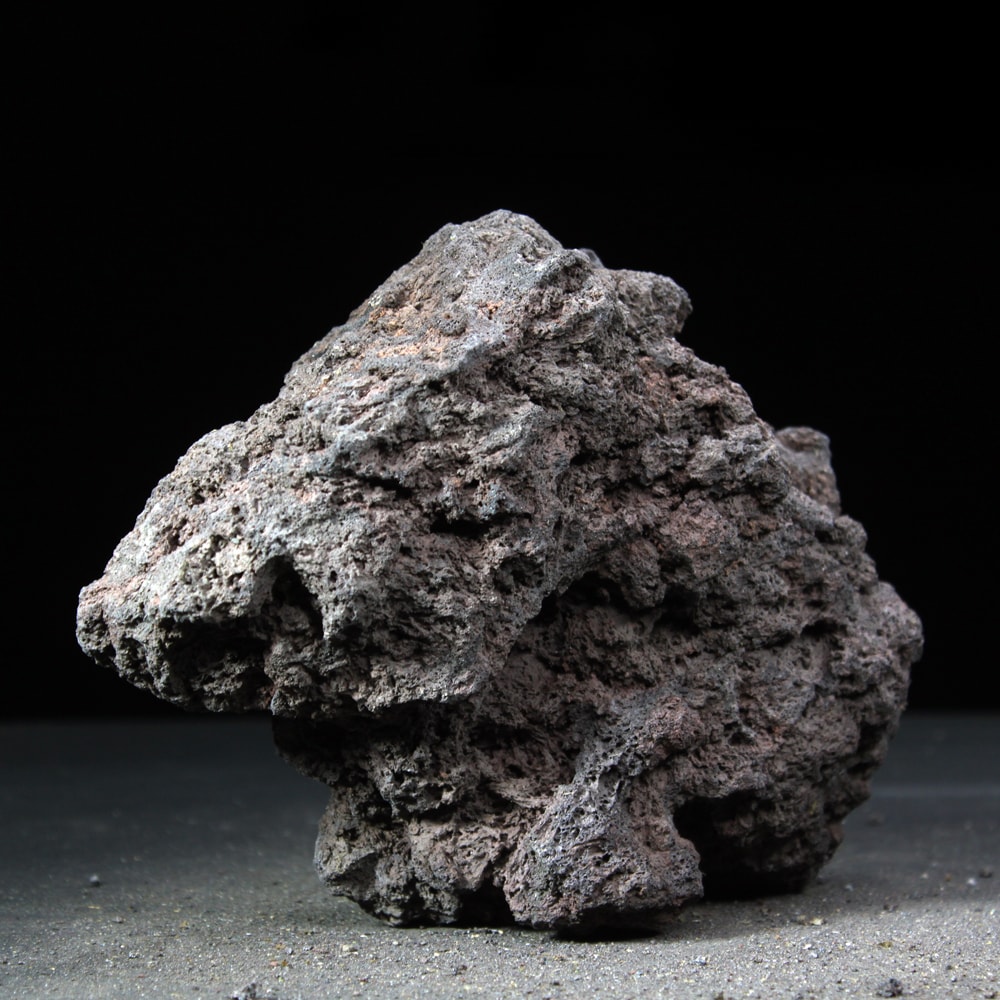 高濾過溶岩 大型溶岩石 L W22cm x D17cm x H9cm 1.3kg 赤系