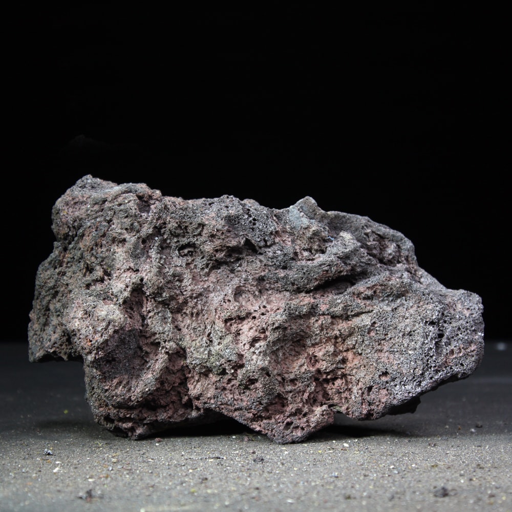 高濾過溶岩 大型溶岩石 L W20cm x D22cm x H8cm 0.7kg 赤系