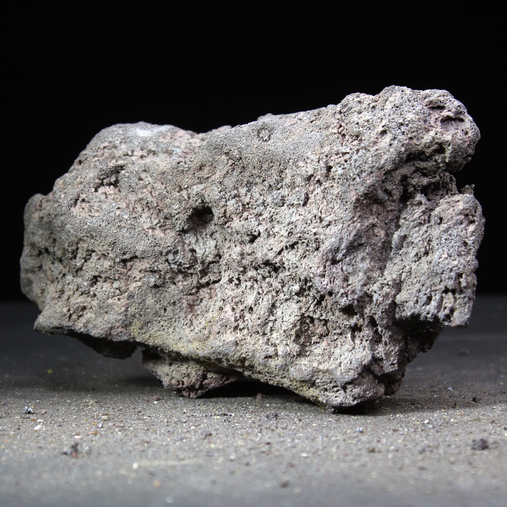 高濾過溶岩 大型溶岩石 L W20cm x D22cm x H8cm 0.7kg 赤系