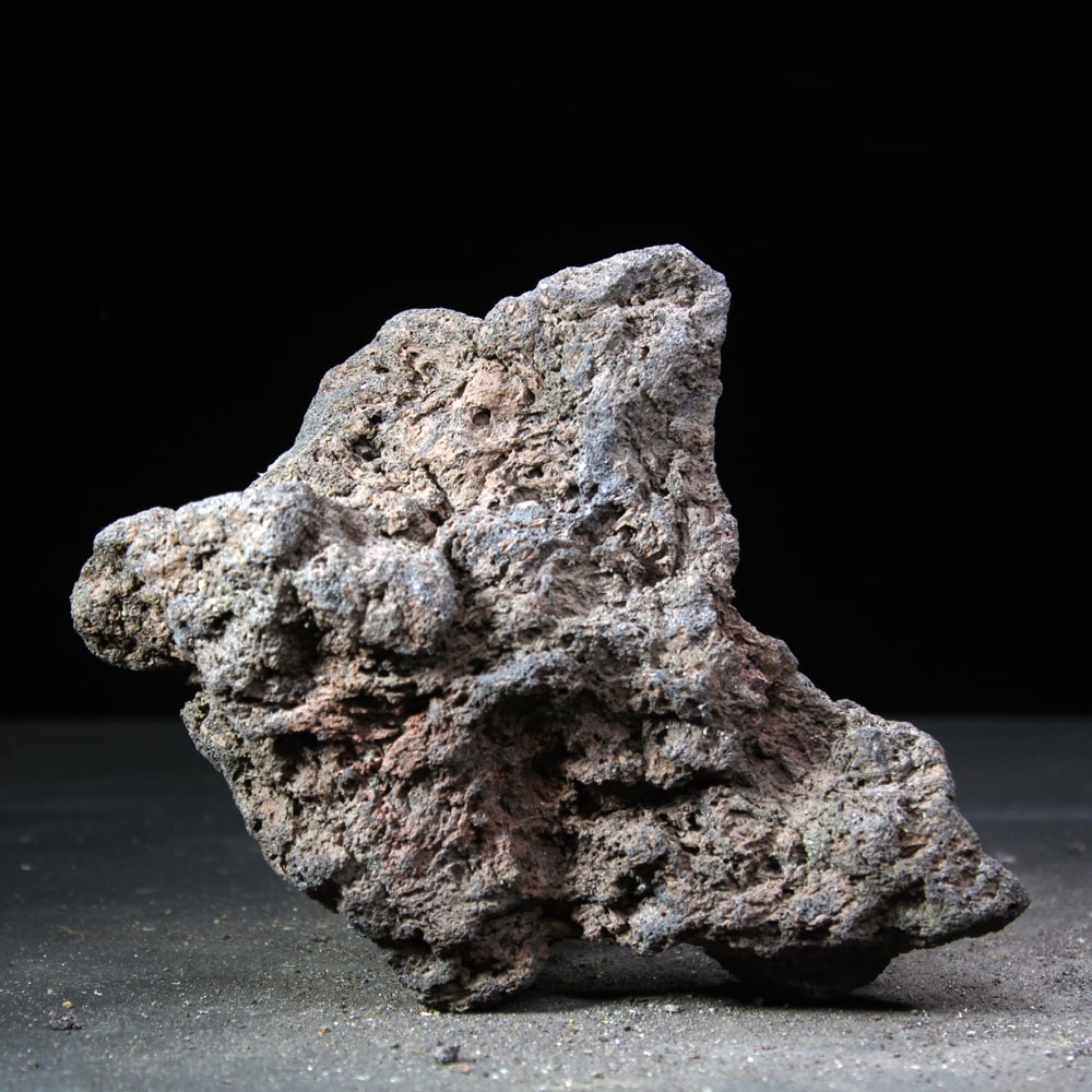 高濾過溶岩 大型溶岩石 L W21cm x D16cm x H8cm 0.7kg 赤系