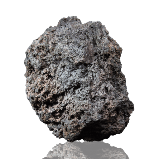 高濾過溶岩 大型溶岩石 L W23cm x D19cm x H8cm 1kg 黒系