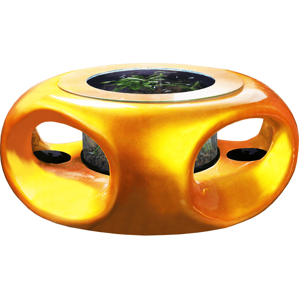 バーズアイ水槽 宙テーブル UFO95 スターリーゴールド 淡水飼育セット