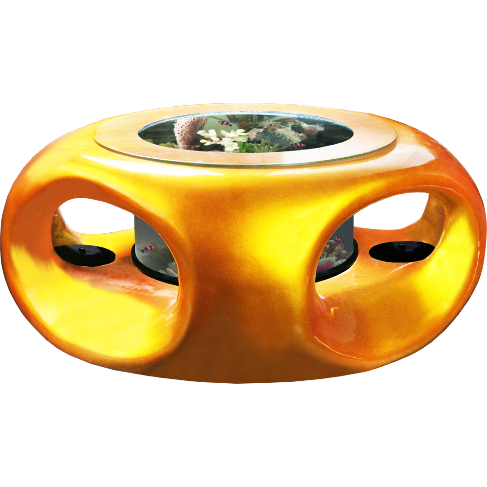 バーズアイ水槽 宙テーブル UFO95 スターリーゴールド 海水飼育セット