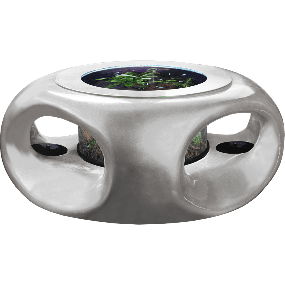 バーズアイ水槽 宙テーブル UFO95 スターリーシルバー 淡水飼育セット