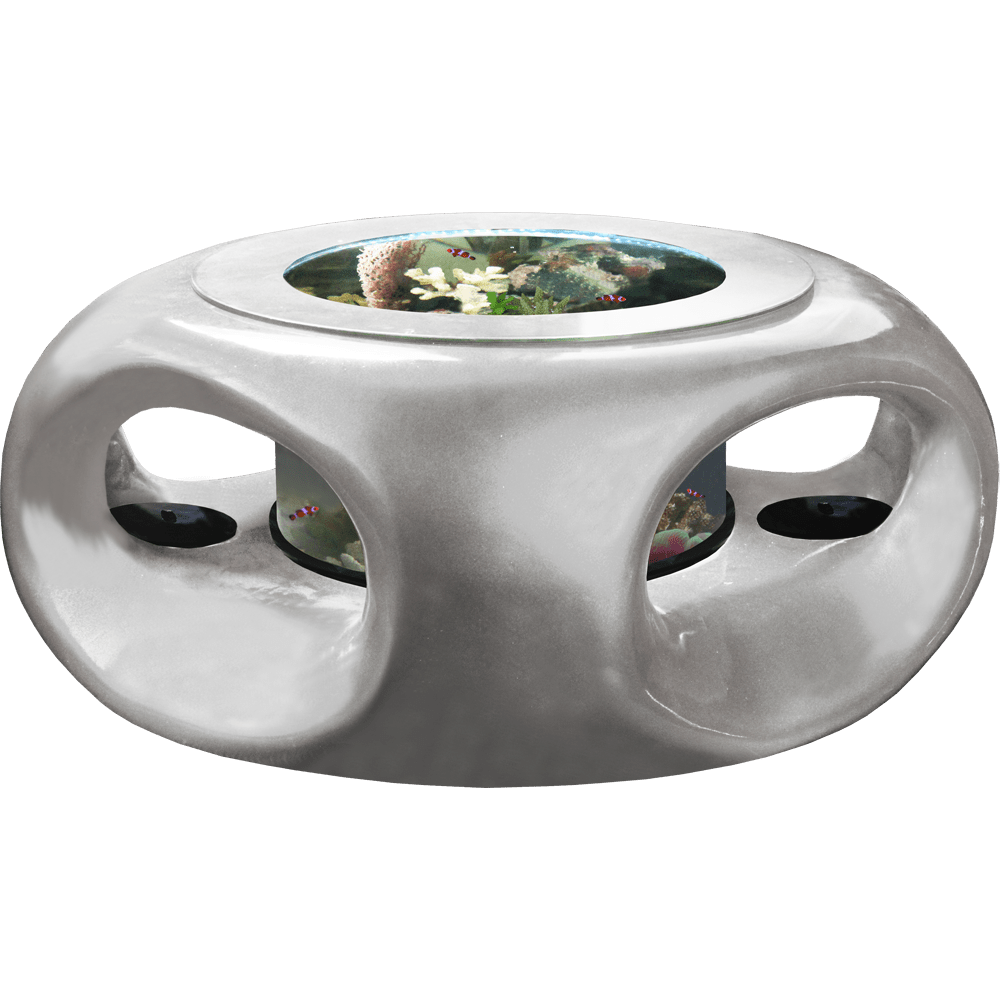 バーズアイ水槽 宙テーブル UFO95 スターリーシルバー 海水飼育セット