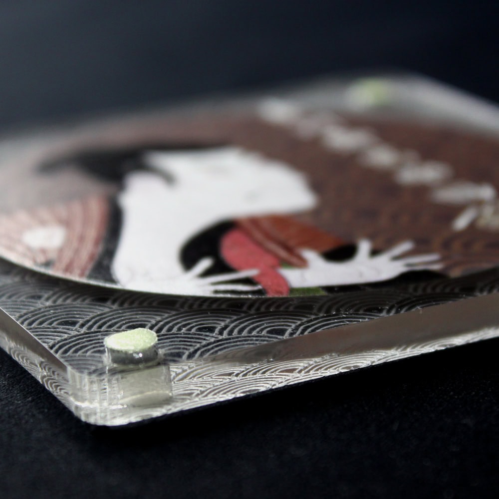 UPEX 浮世絵コースター「東洲斎写楽画 三代目大谷鬼次の江戸兵衛」