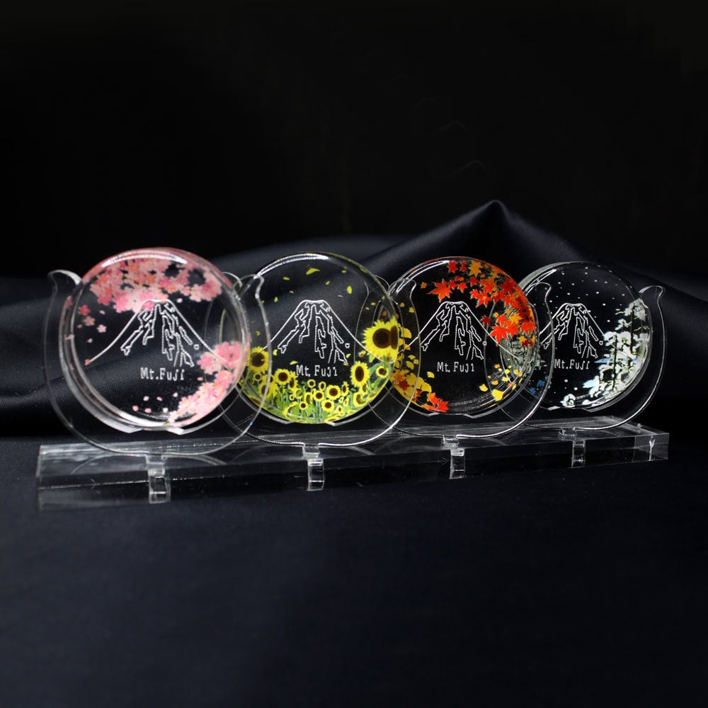 UPEX 四季富士ペーパーウェイト コンプリートセット